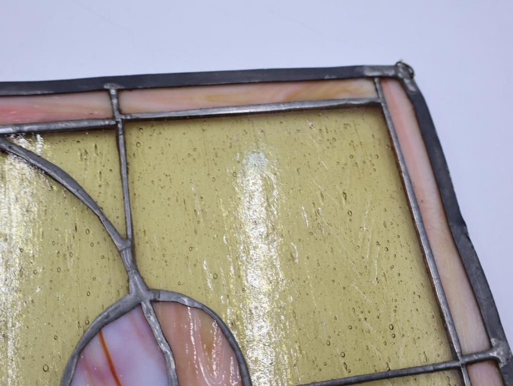Vintage Tulip Stained Glass - 9