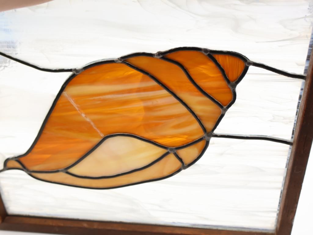Hanging Seashell Stained Glass - 8