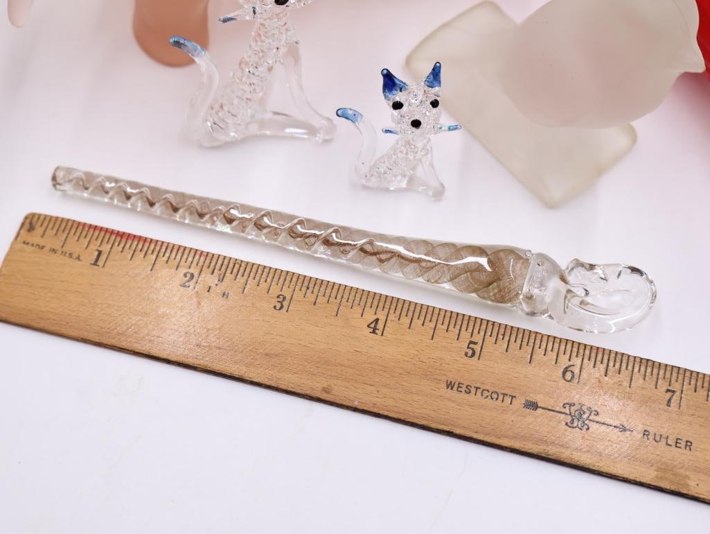 Vintage Glass Decor Pieces - 2