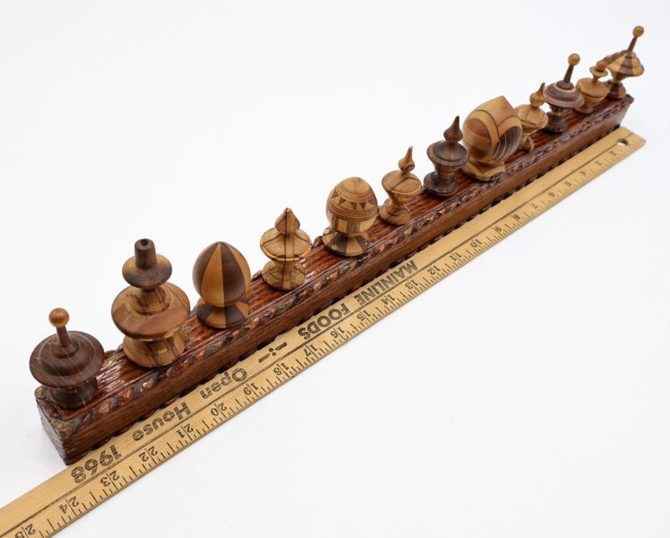 Unique WoodTurning Finial Display/Sample Board - 2