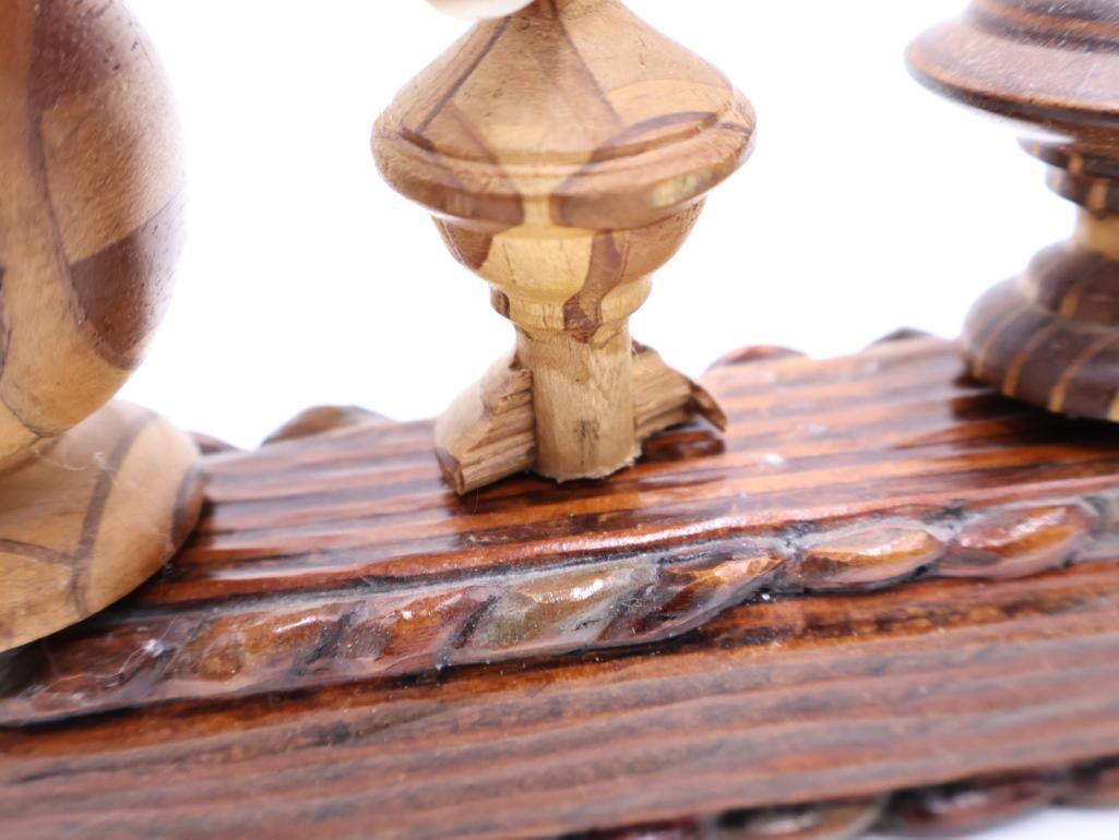 Unique WoodTurning Finial Display/Sample Board - 7