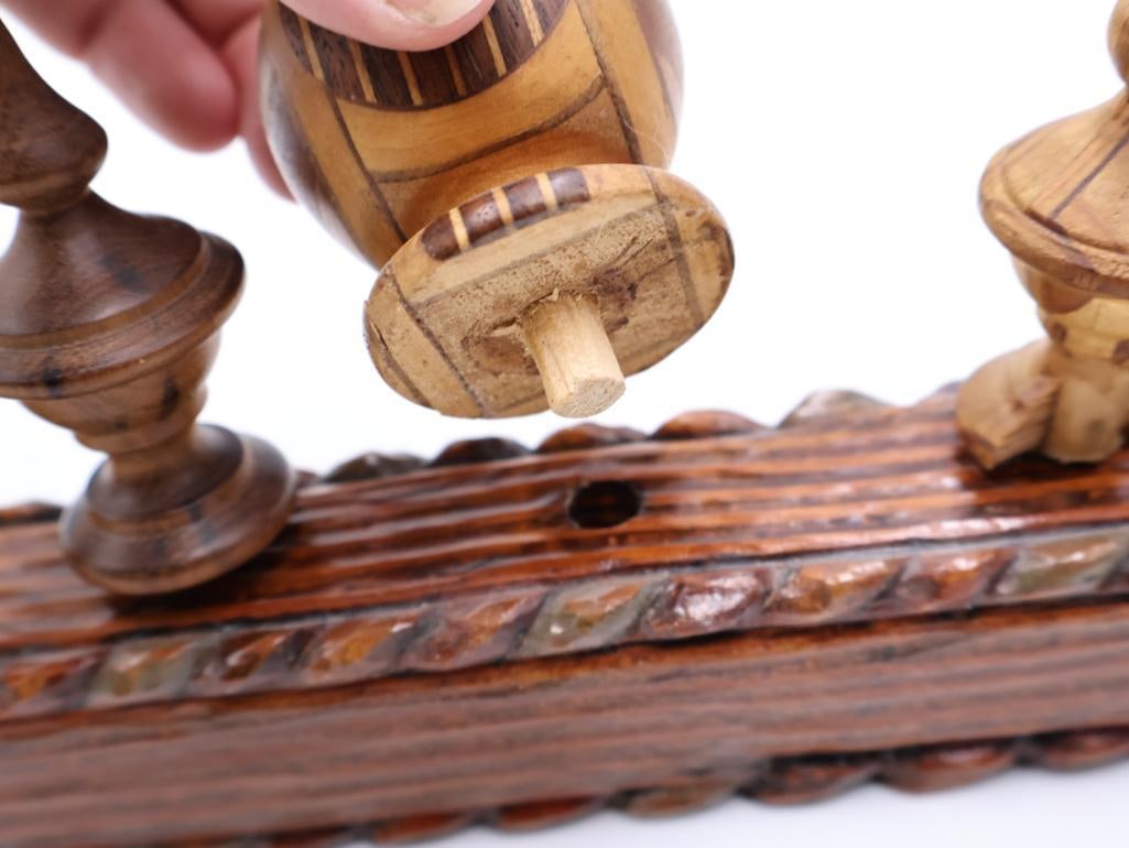 Unique WoodTurning Finial Display/Sample Board - 8