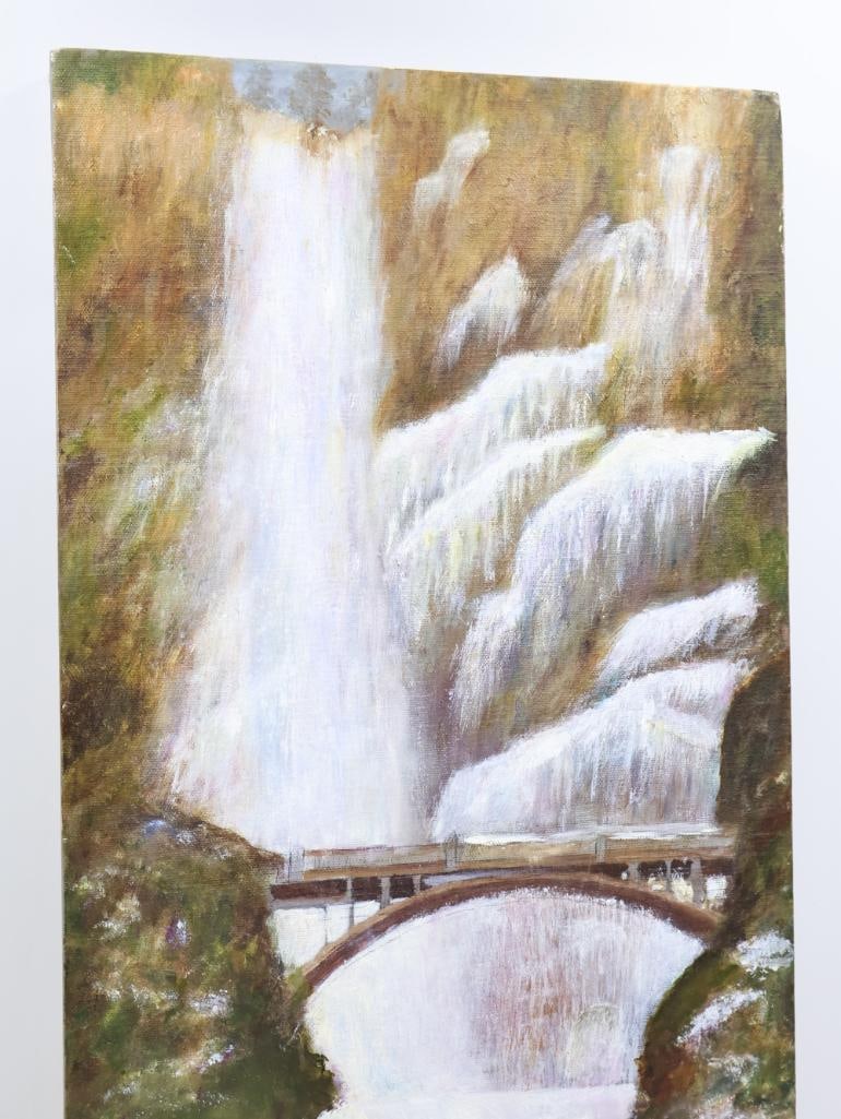 Original Painting of Multnomah Falls - 4