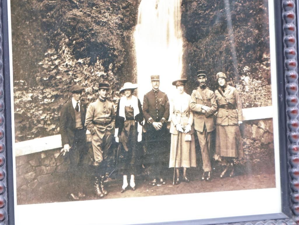 Framed Antique Photo of Multnomah Falls - 2