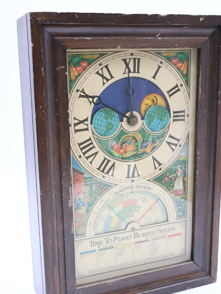 Vintage Gardener's Burpee Seeds 'Time to Plant' Centennial Electric Clock - 5
