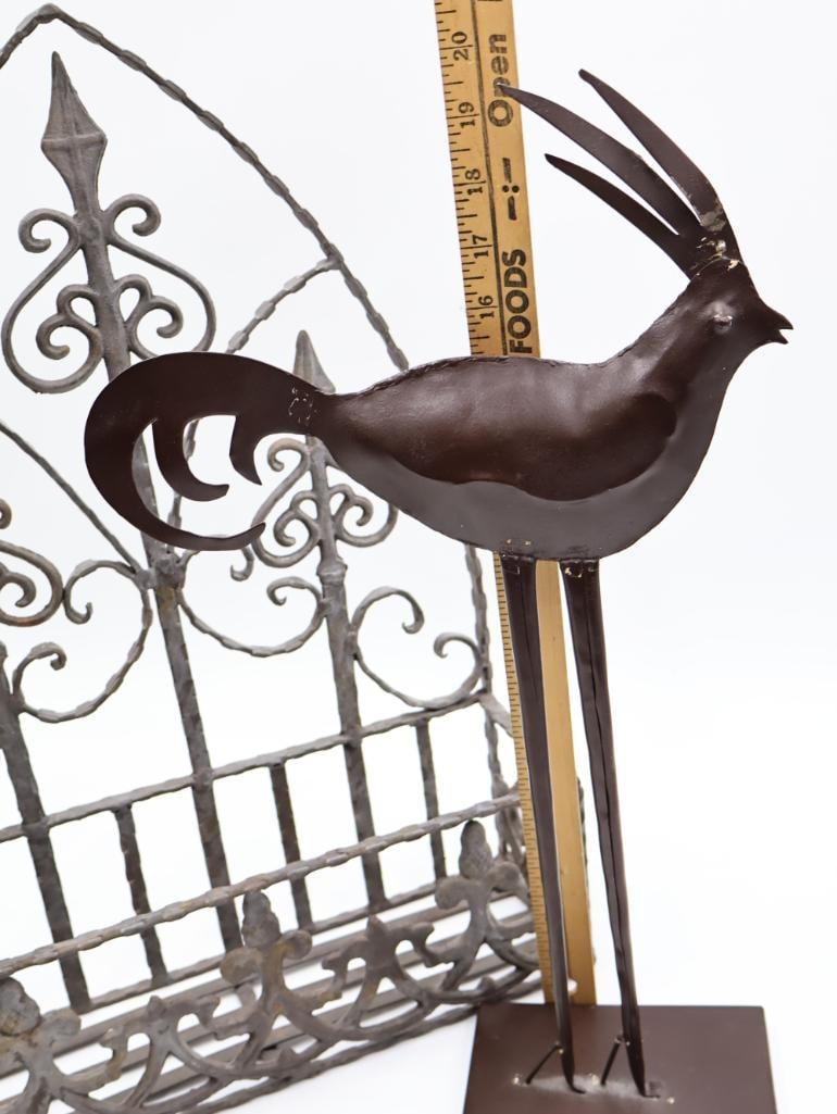Collection of Metal Decor Including Birds - 9