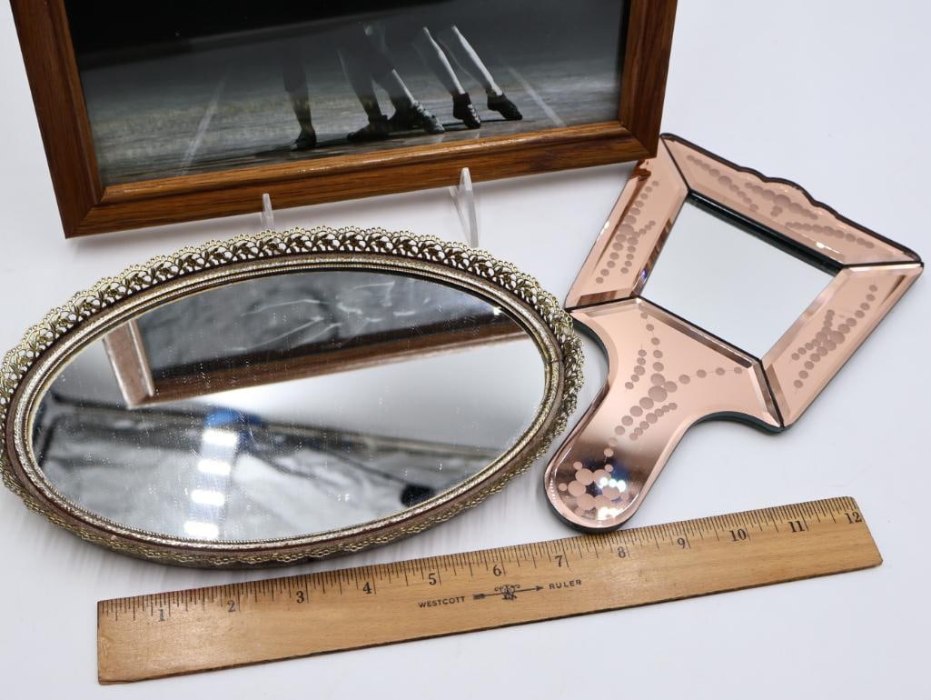 Vanity Mirrors and Framed Ballet Photo - 2