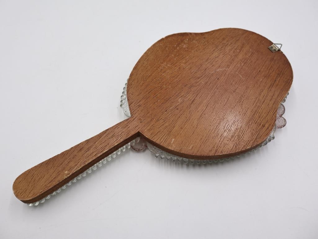 Vintage Venetian Glass Hand Mirror - 10
