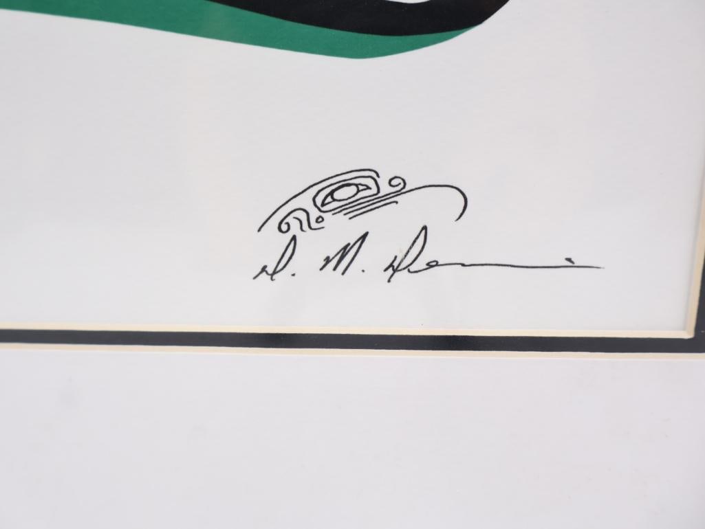 Unframed Signed Print of Orcas by Danny Dennis - 3
