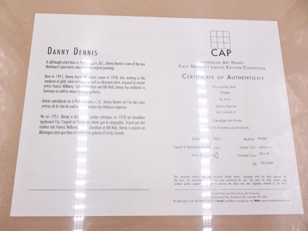 Unframed Signed Print of Orcas by Danny Dennis - 6