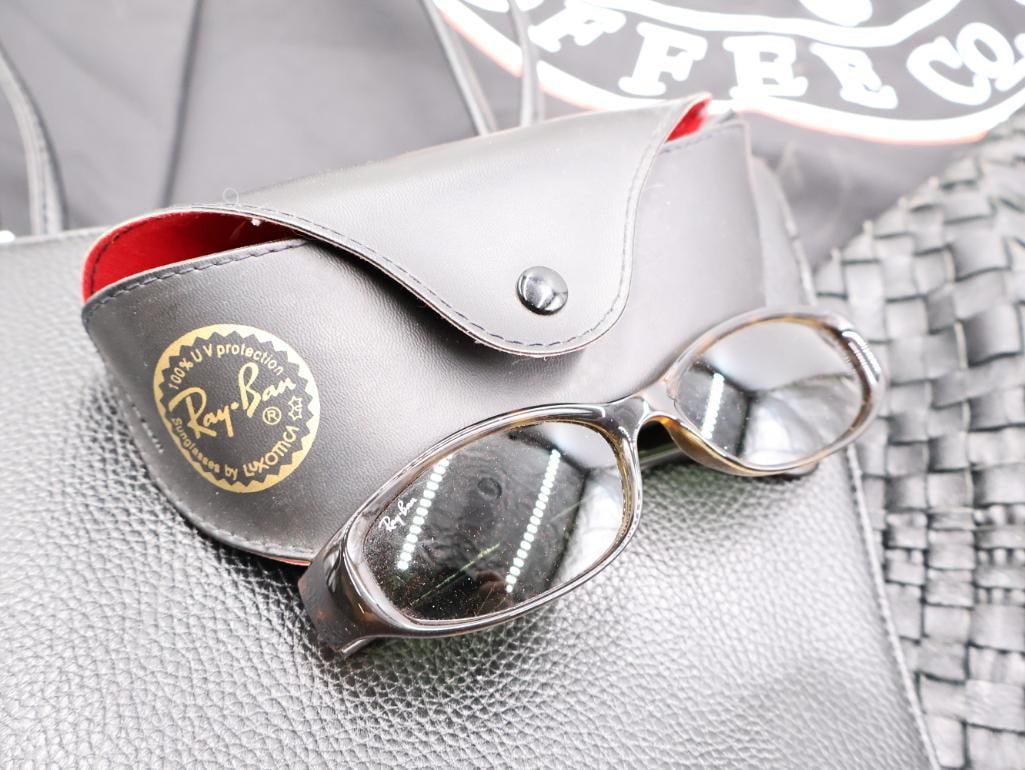 Vintage Ray Bans, Purses, and Death Wish Coffee Jacket - 2