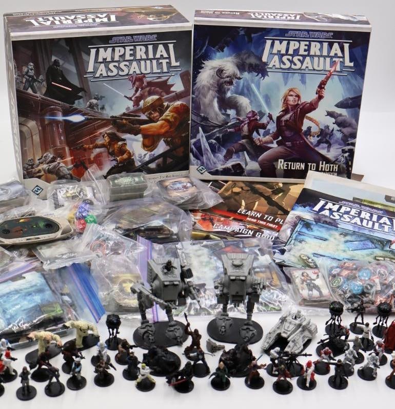 Star Wars Imperial Assault with Return to Hoth Expansion: Includes everything shown and campaign guides and maps