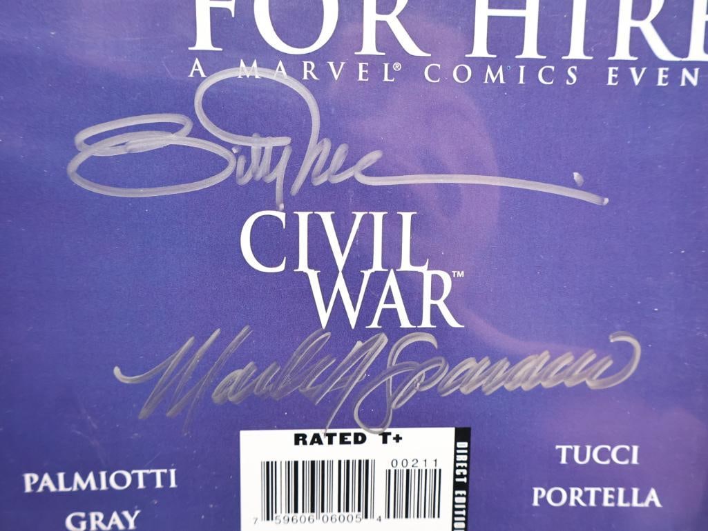 Civil War Series Comics including Signed Issue and More - 5
