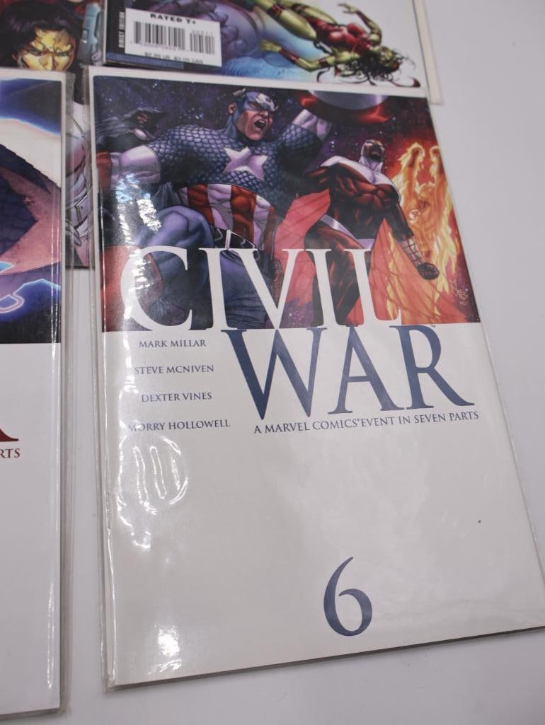 Civil War Series Comics including Signed Issue and More - 8