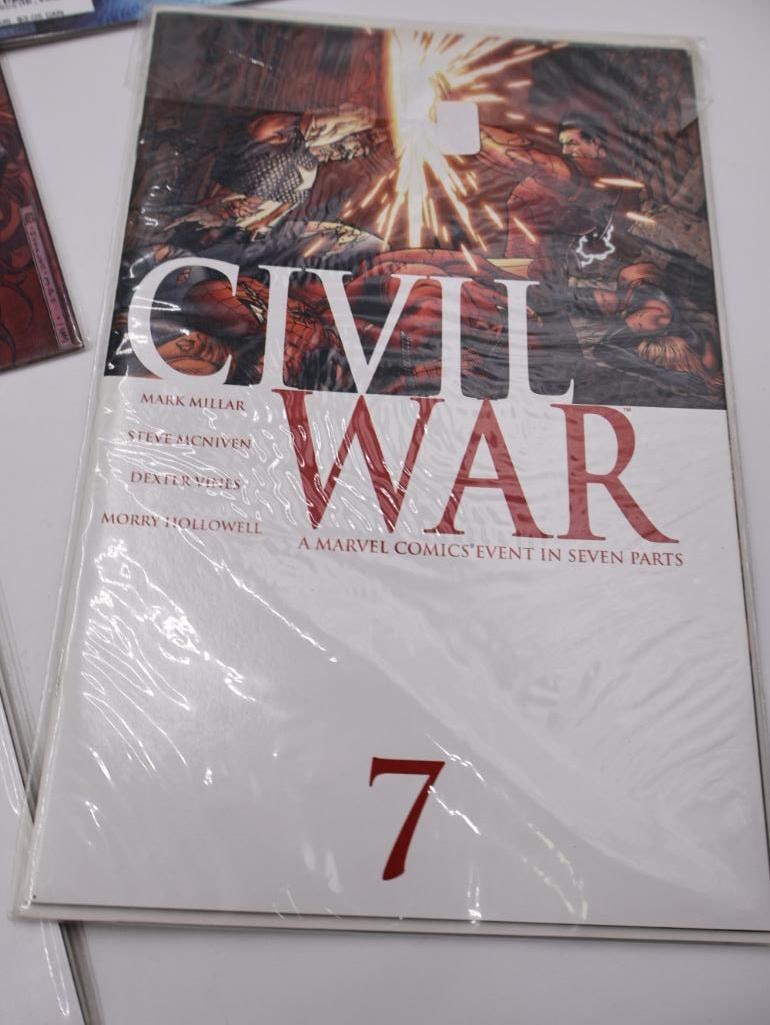 Civil War Series Comics including Signed Issue and More - 9