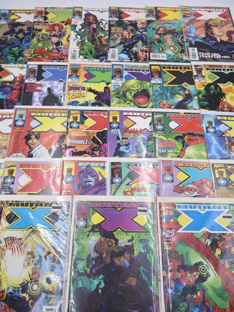 Mutant X Comics: 1 - 29, missing 26 and 28