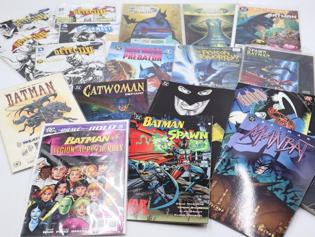 Assorted Batman Comics Including Signed Issue (1 of 17)