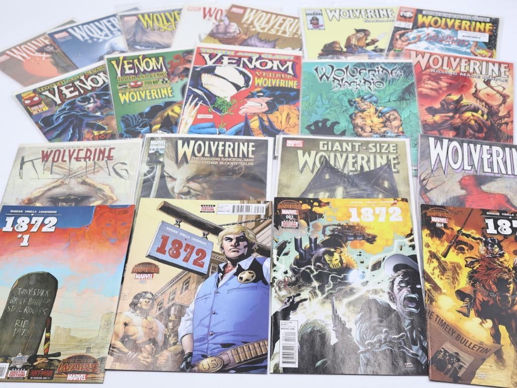 Wolverine Comics: Includes on shots and series