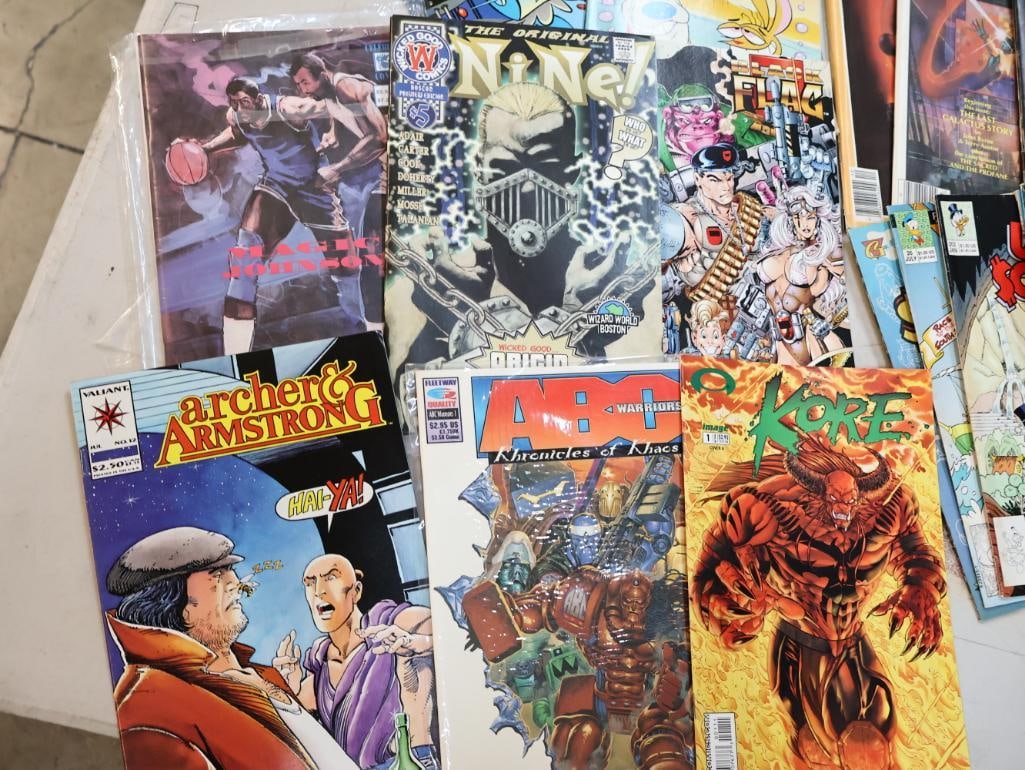 Large Lot of Various Comics and More - 9
