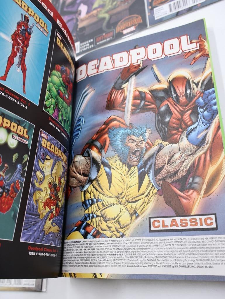 Collection of Deadpool Comics and Book - 5
