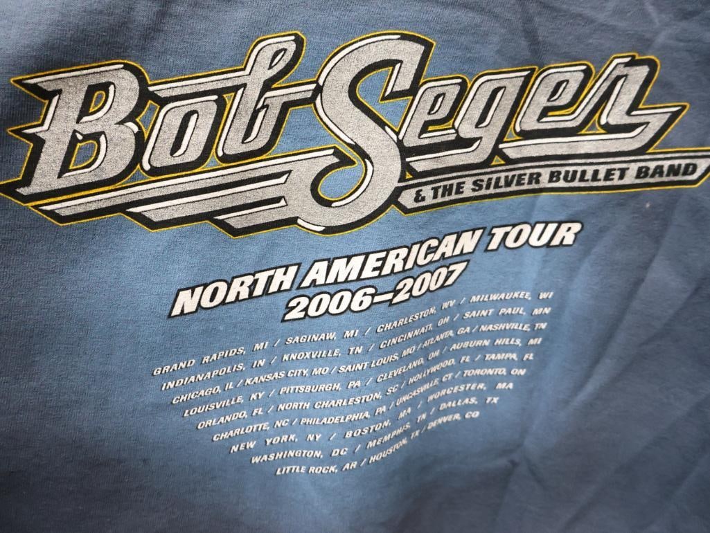 Two Bob Seger rand Motley Crue Band T-Shirts - 10