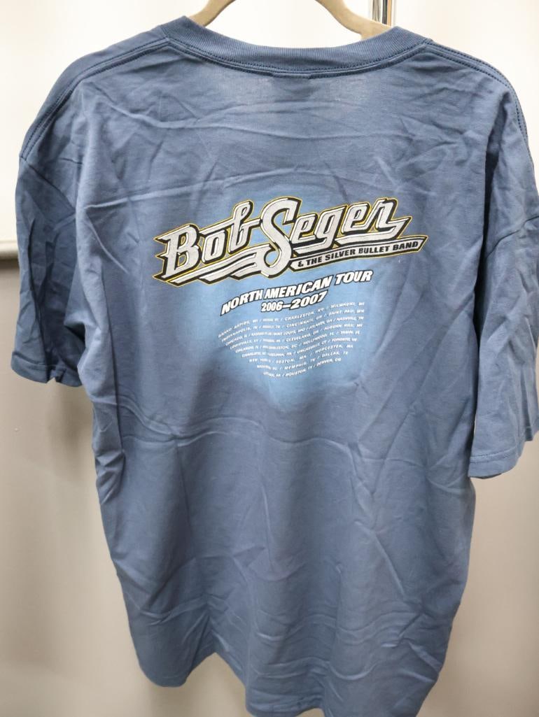 Two Bob Seger rand Motley Crue Band T-Shirts - 9