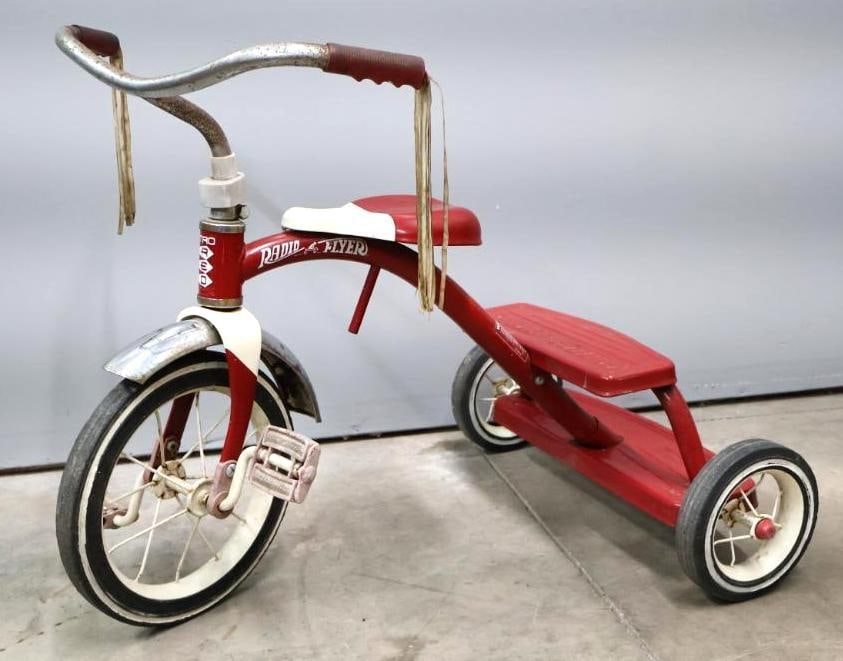 Radio Flyer Red Tricycle: Marked model #33 on warning label. Please see all photos for condition