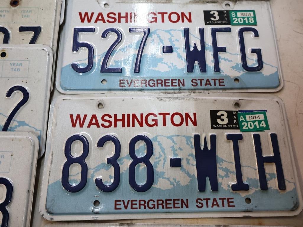 Collection of Washington License Plates - 3