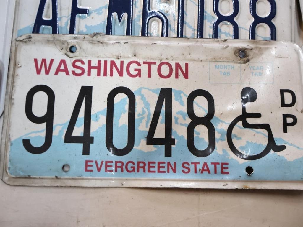 Collection of Washington License Plates - 5