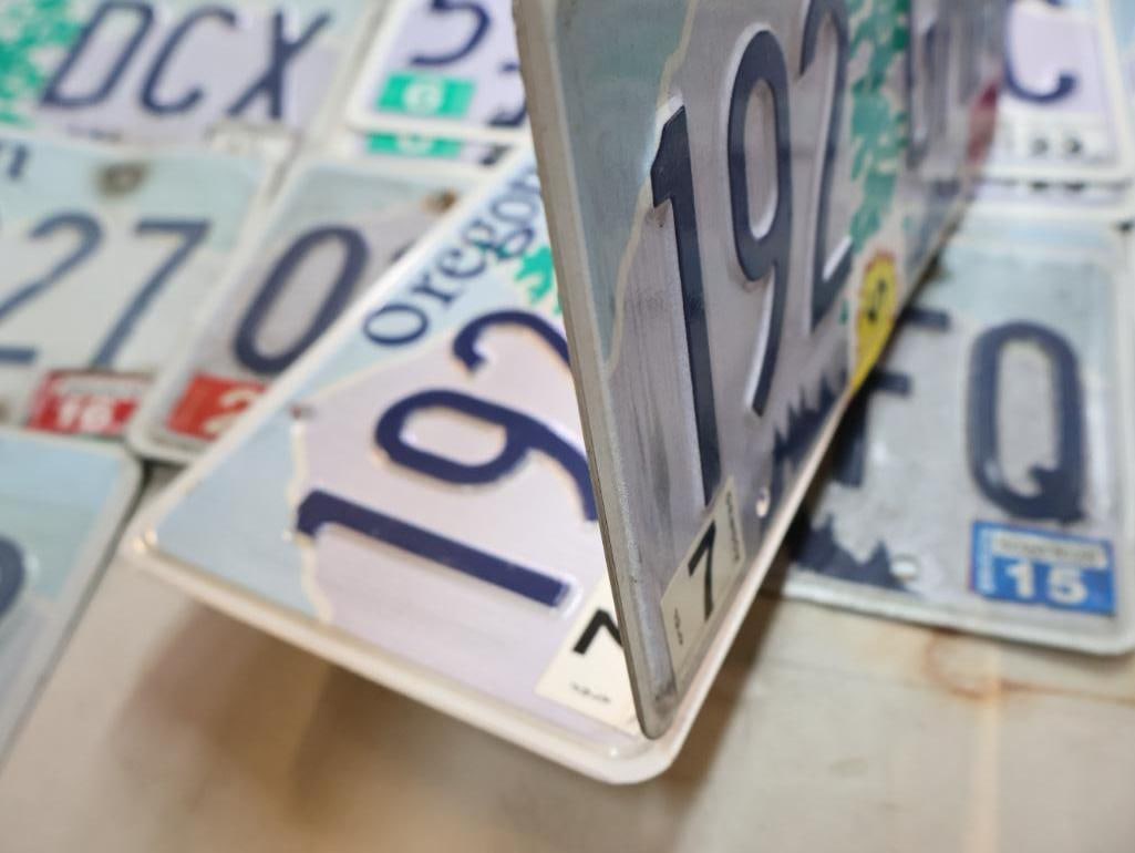 Collection of Oregon License Plates - 7