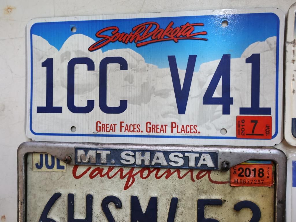 Various State License Plates - 2