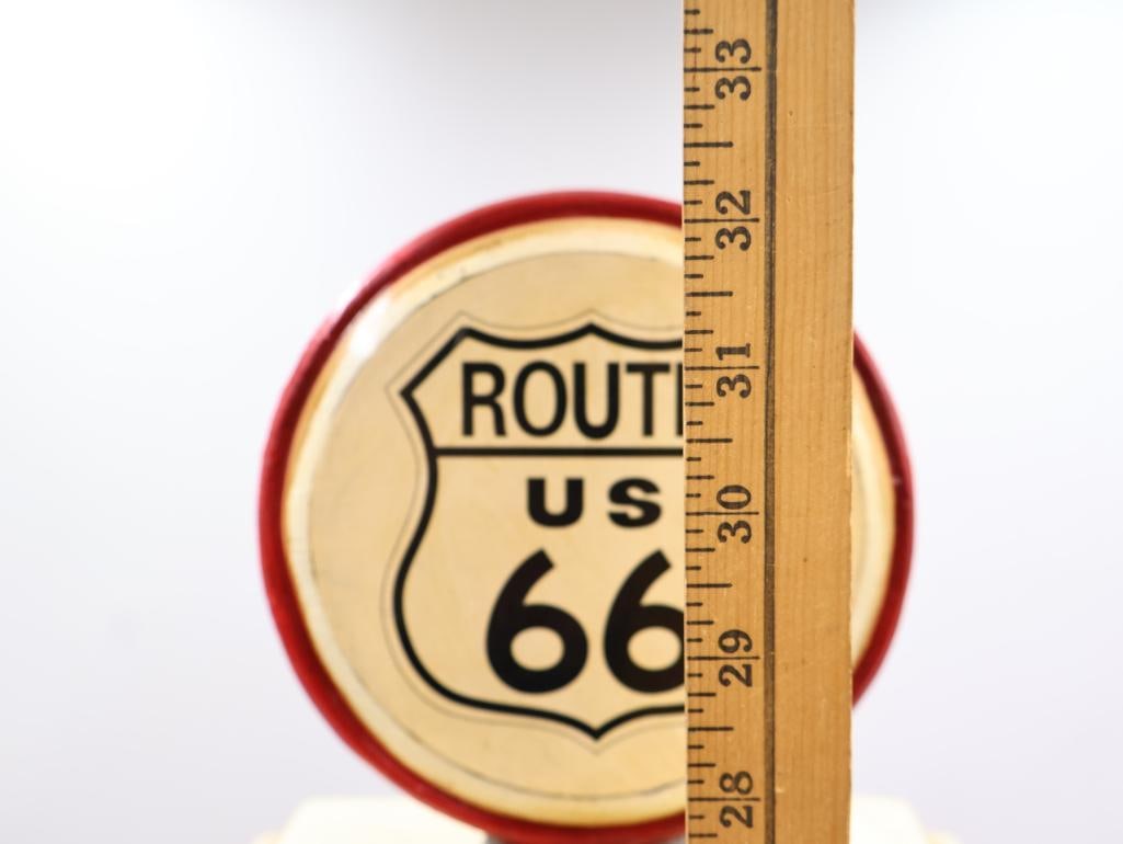 Route 66 Gas Pump Wooden Cabinet - 8