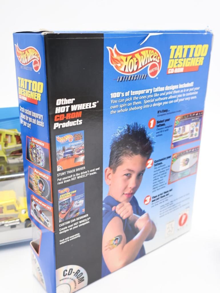 Large Collection of Hot Wheels Including Tattoo Design CD Game - 14