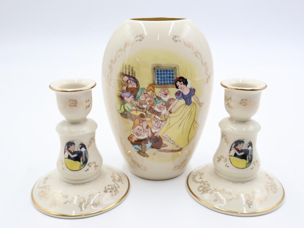 Three Lenox Disney Snow White Fine Ivory China (1 of 9)
