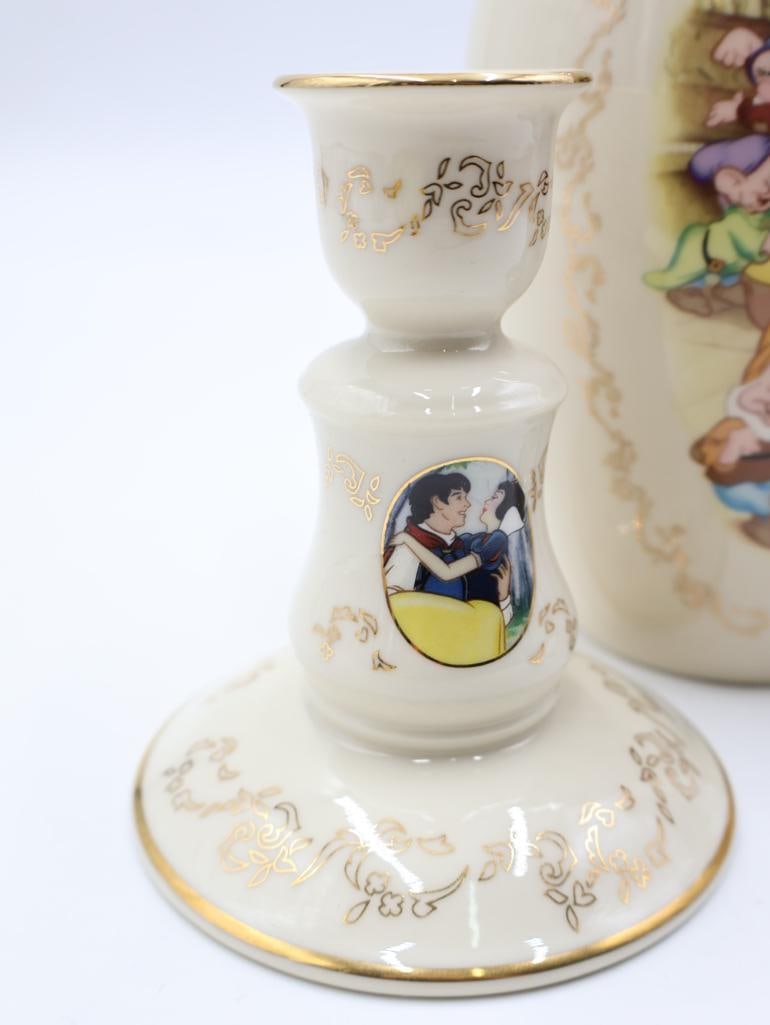Three Lenox Disney Snow White Fine Ivory China - 3