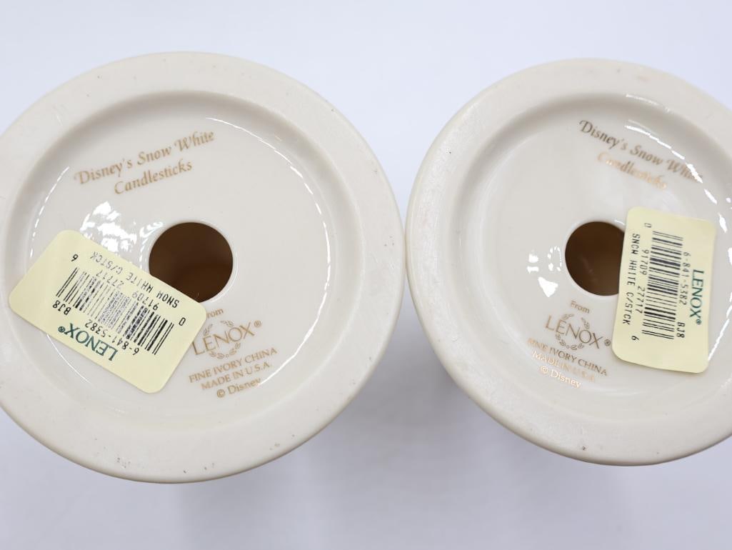 Three Lenox Disney Snow White Fine Ivory China - 6