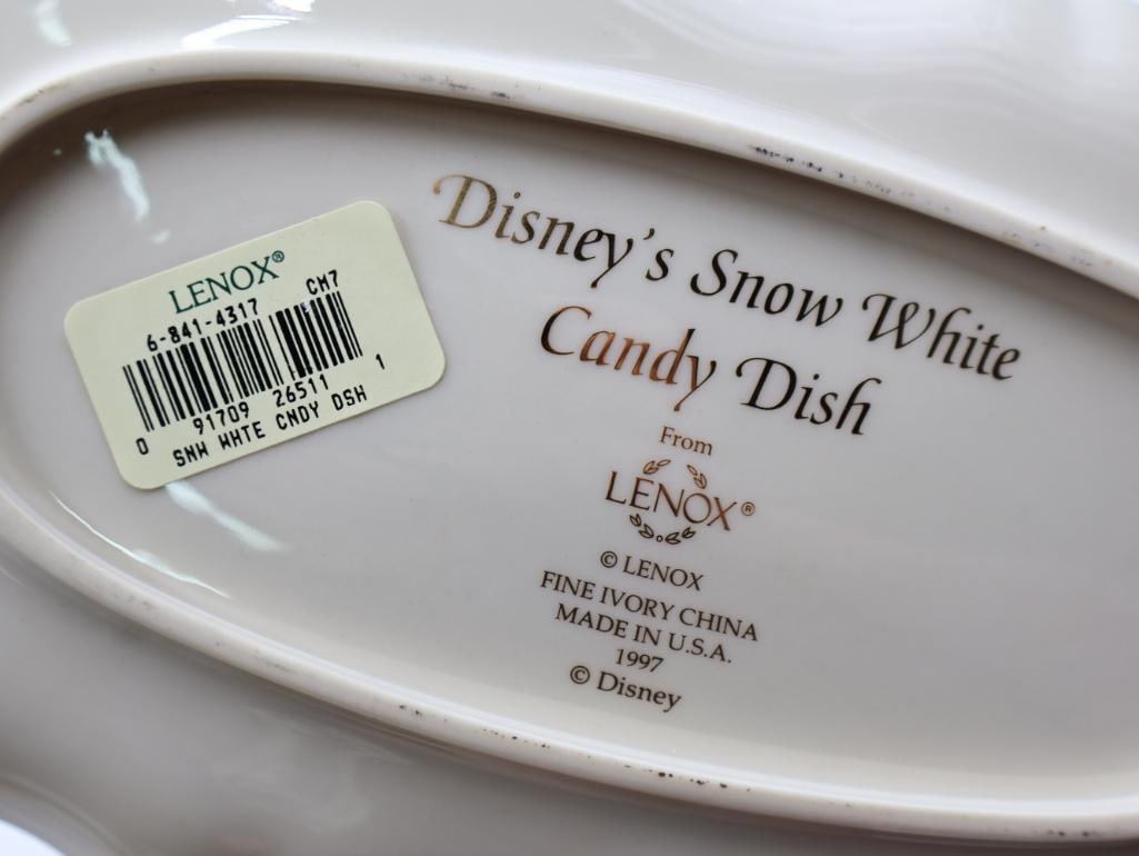 Two Lenox Disney Snow White Fine Ivory China - 3
