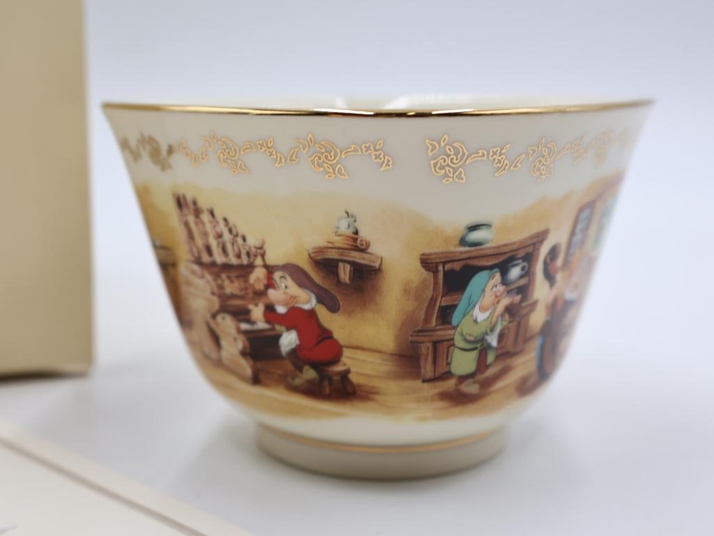 Two Lenox Disney Snow White Fine Ivory China - 5