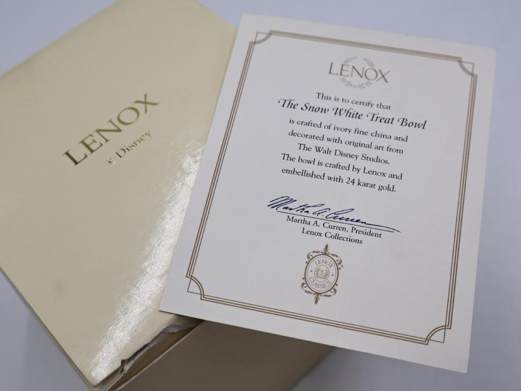 Two Lenox Disney Snow White Fine Ivory China - 7