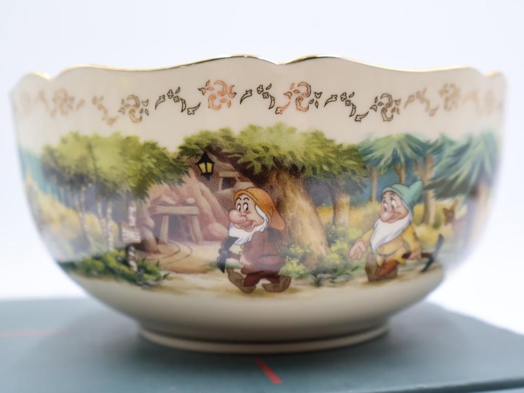 Two Lenox Disney Snow White Fine Ivory China - 9