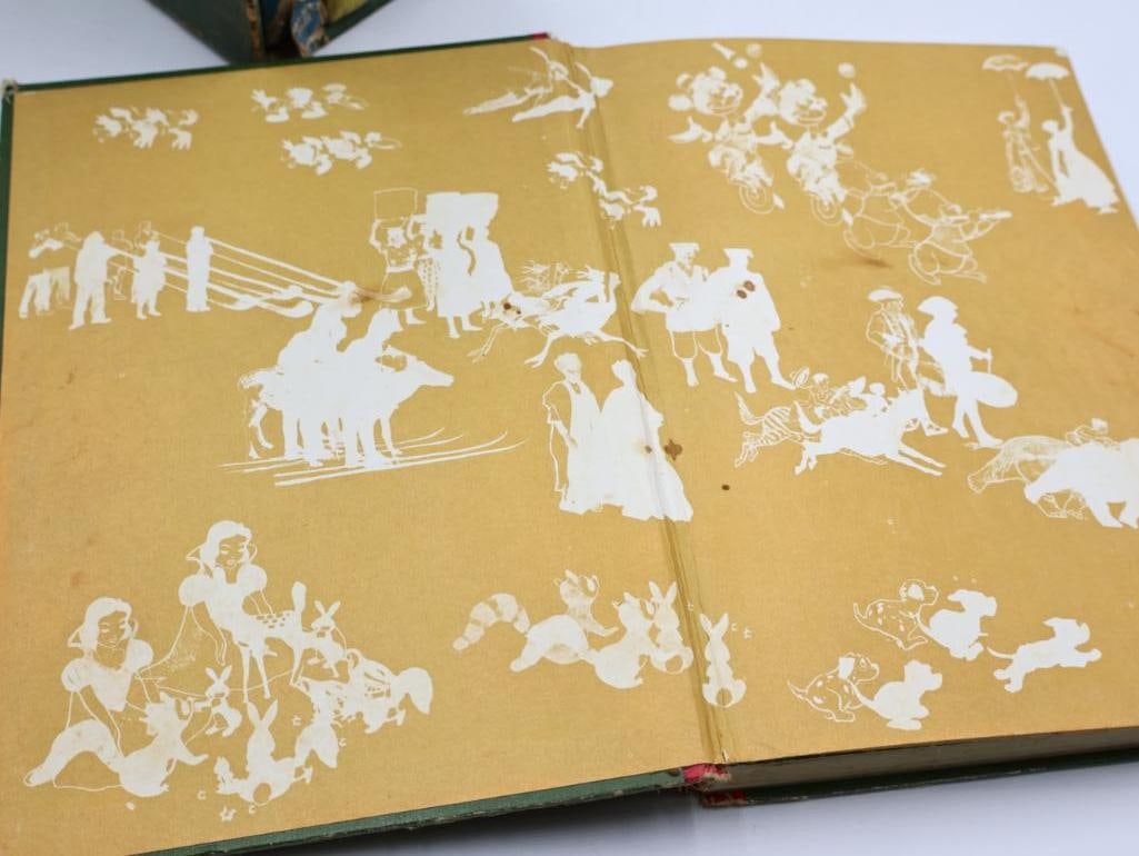 Vintage Disney Book Set and Vinyl Records - 8