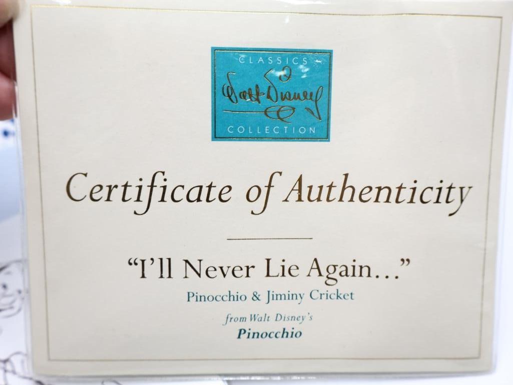 Walt Disney Classics Collection Pinocchio 'I'll Never Lie Again' - 9