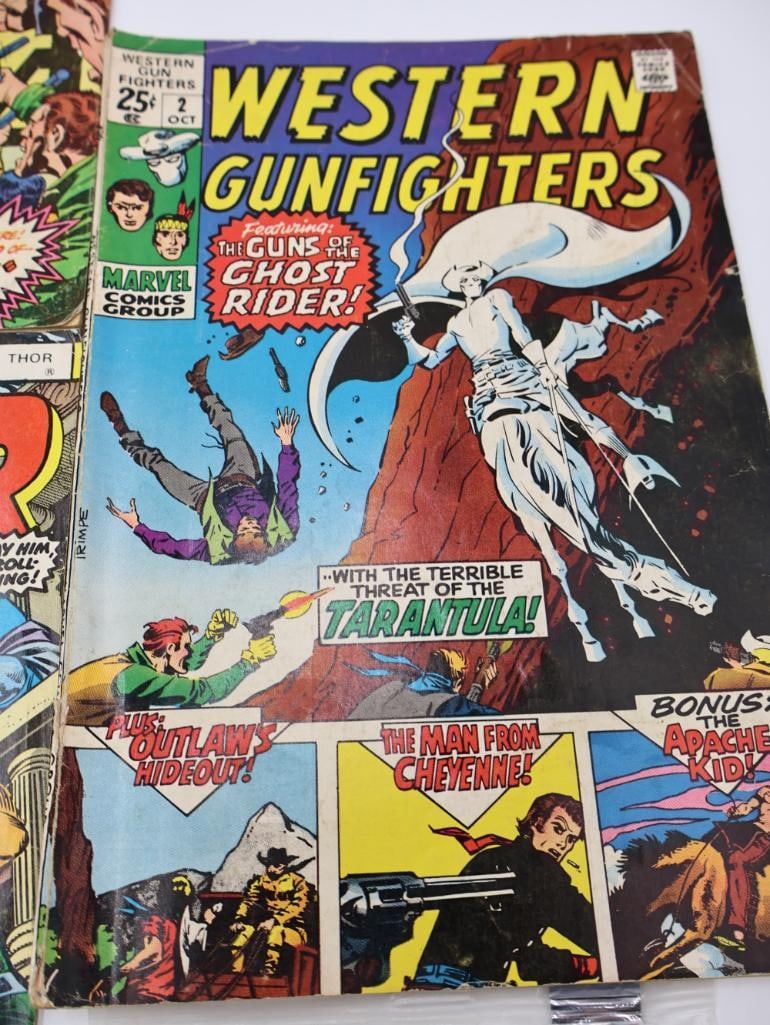 Various Vintage DC and Marvel Comics and Stamps - 11