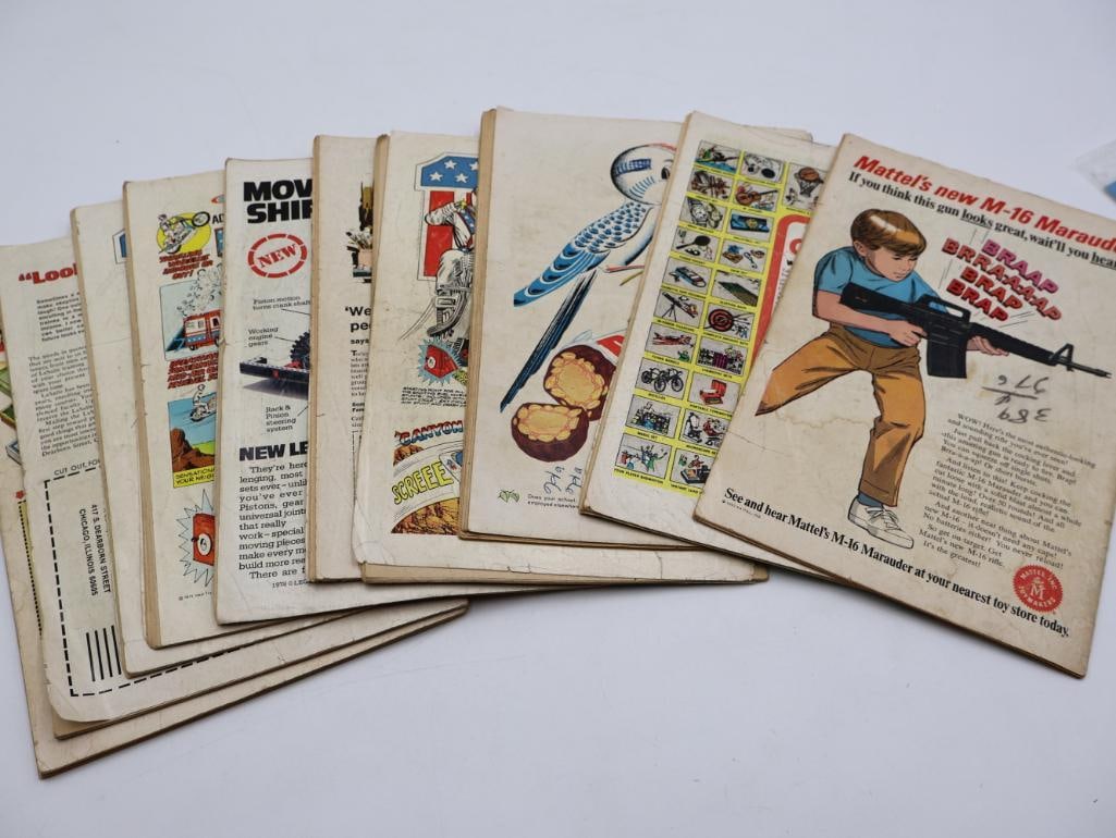 Various Vintage DC and Marvel Comics and Stamps - 15