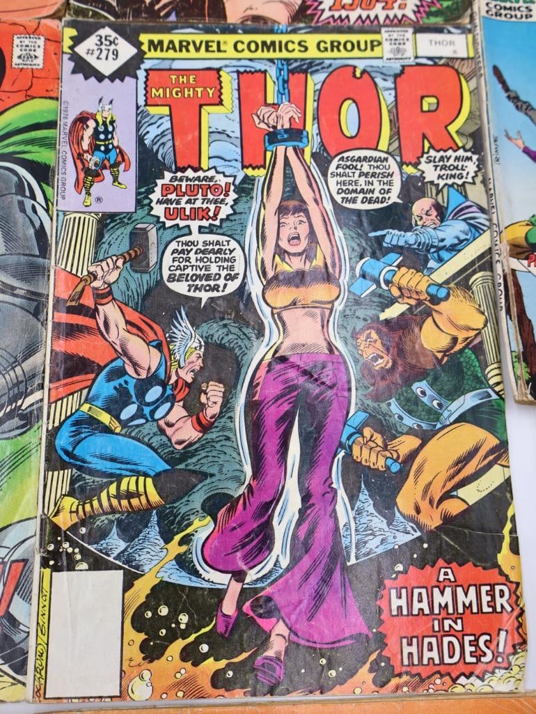 Various Vintage DC and Marvel Comics and Stamps - 5