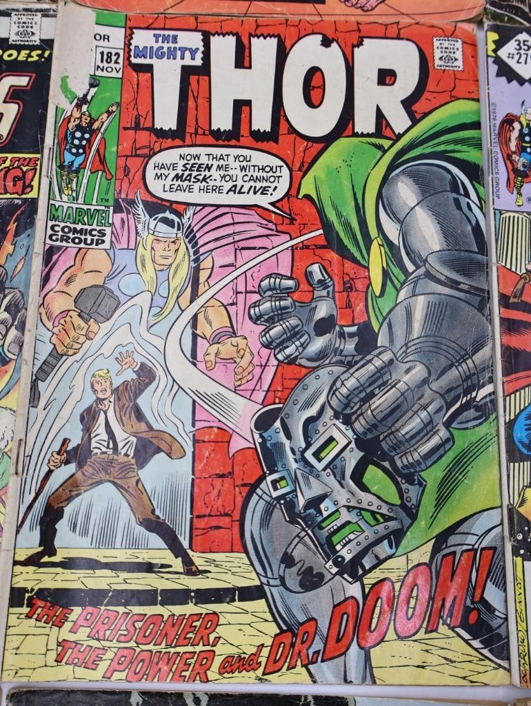 Various Vintage DC and Marvel Comics and Stamps - 6