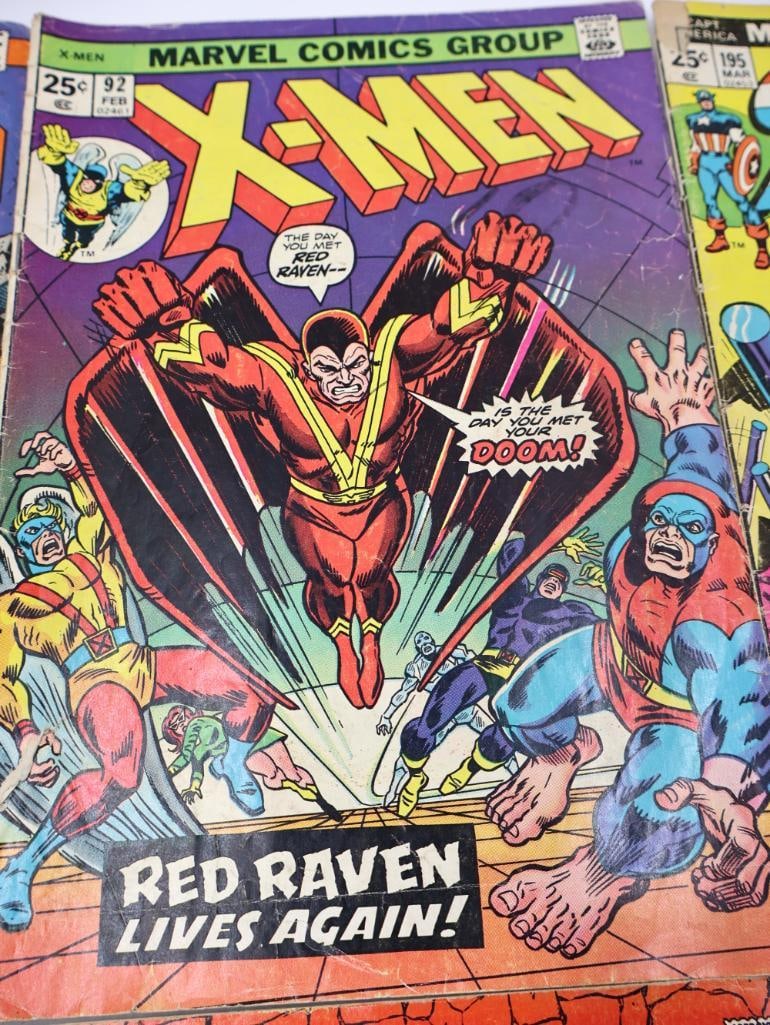 Various Vintage DC and Marvel Comics and Stamps - 9