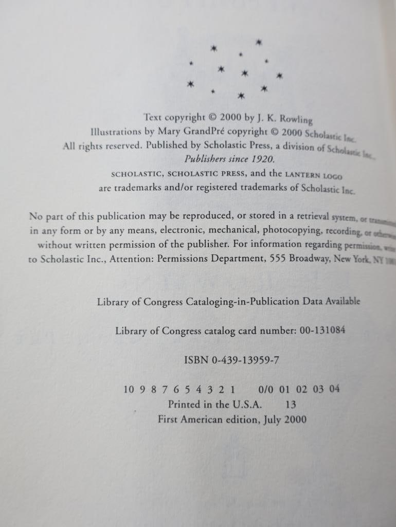 Collection of Harry Potter Books - 10