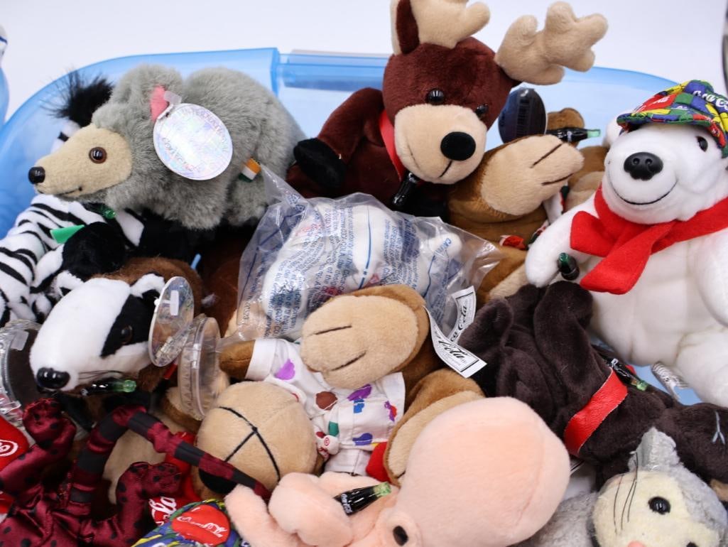 Large Collection of Coca Cola Collectable Plushies - 11