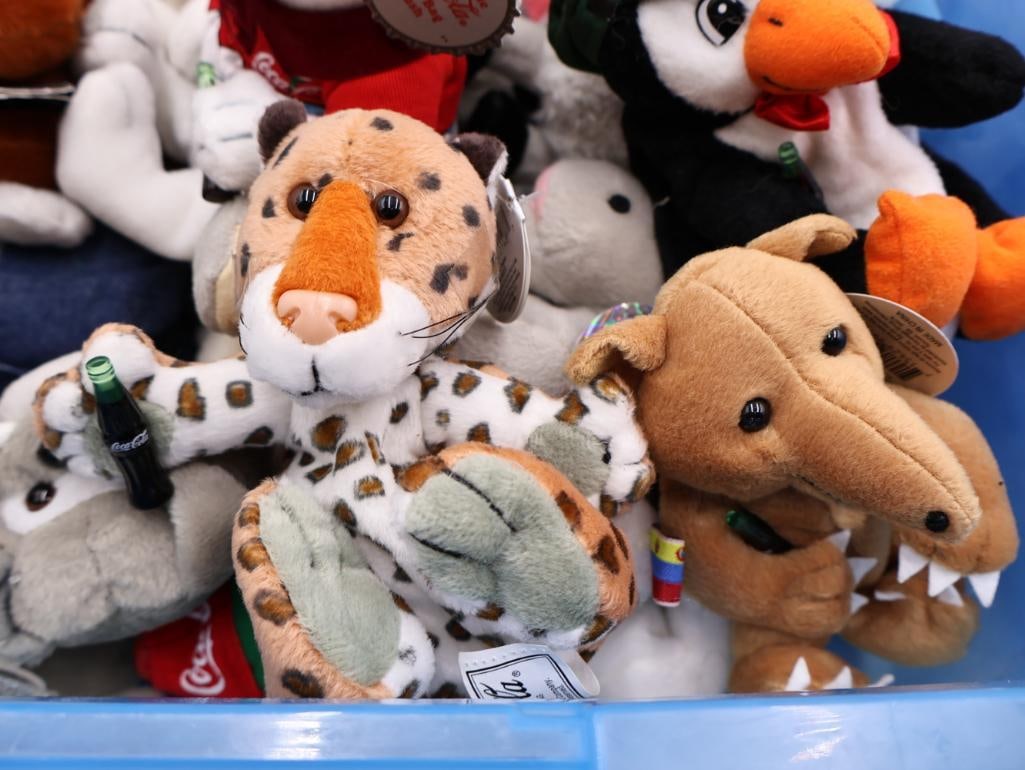 Large Collection of Coca Cola Collectable Plushies - 4